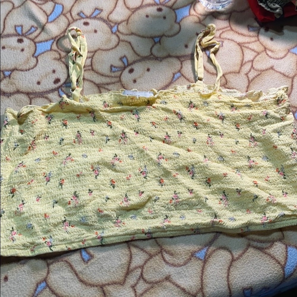 floral crop top